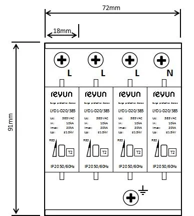 Lyd1-D Surge Protector for Low-Voltage AC Power Distribution System