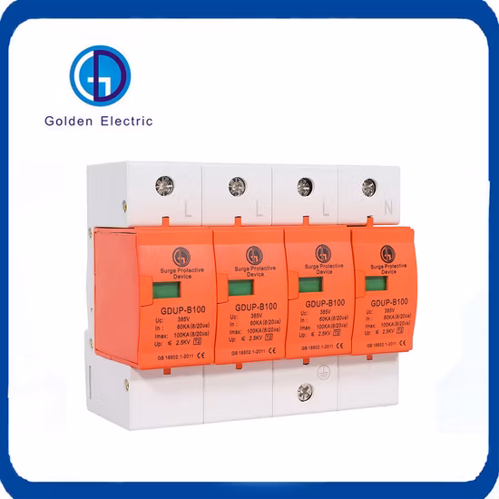 서지 보호 장치 전원 피뢰기 서지 보호 기기 AC 385V 서지 낙뢰 보호 장치 SPD